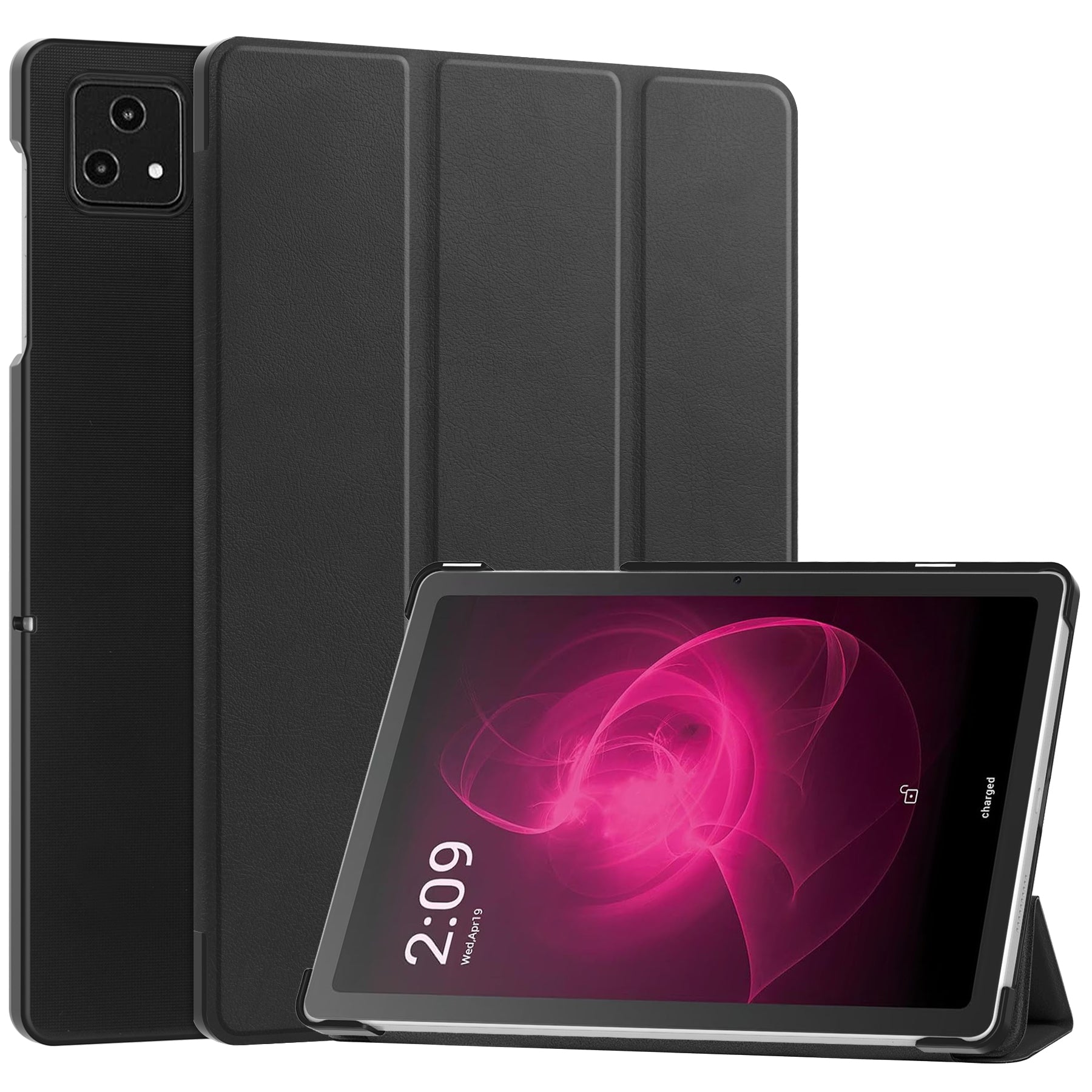 For T-Mobile REVVL Tab Tri-fold Stand Smart Case PU Leather Tablet Cover For T-Mobile REVVL Tab Tri-fold Stand Smart Case PU Leather Tablet Cover